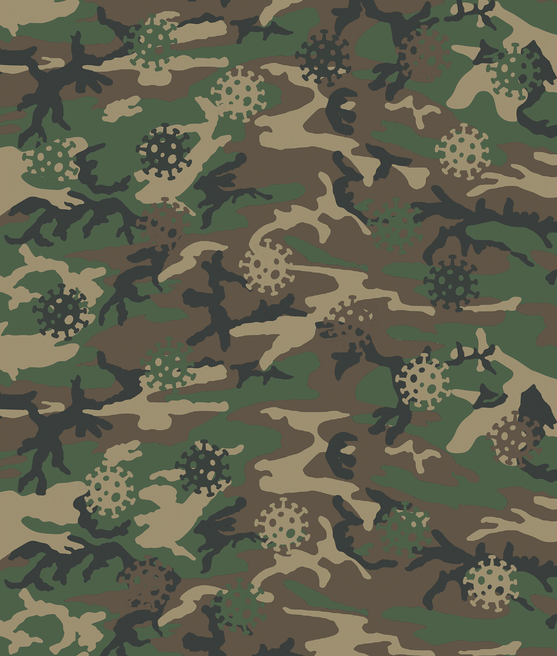 Camp print pattern