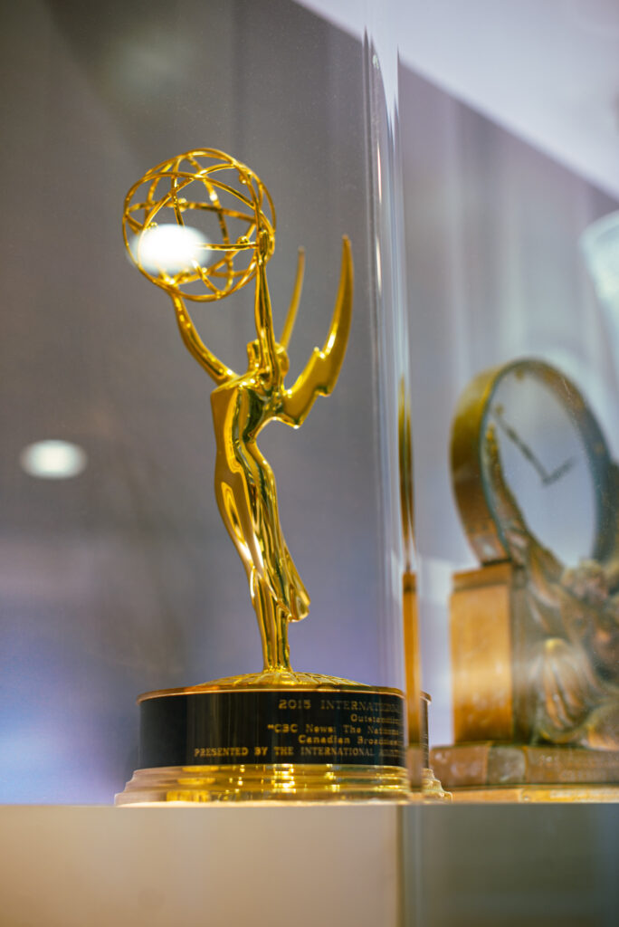 An Emmy award for CBC The National's coverage of the Ebola crisis.