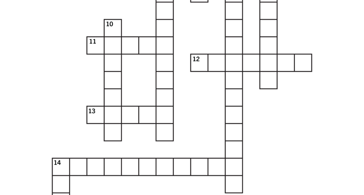 Magazine Madness Crossword