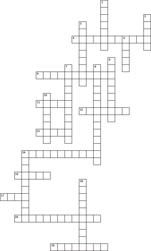 Magazine Madness Crossword