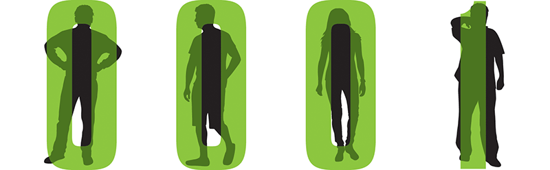 Numbers 0, 1 are shown in green with outlines of people in shadows behind them.