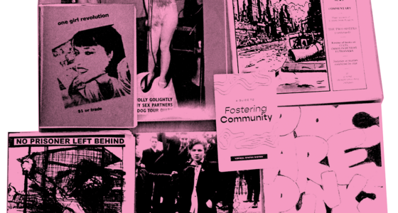 Collage of magazine covers.