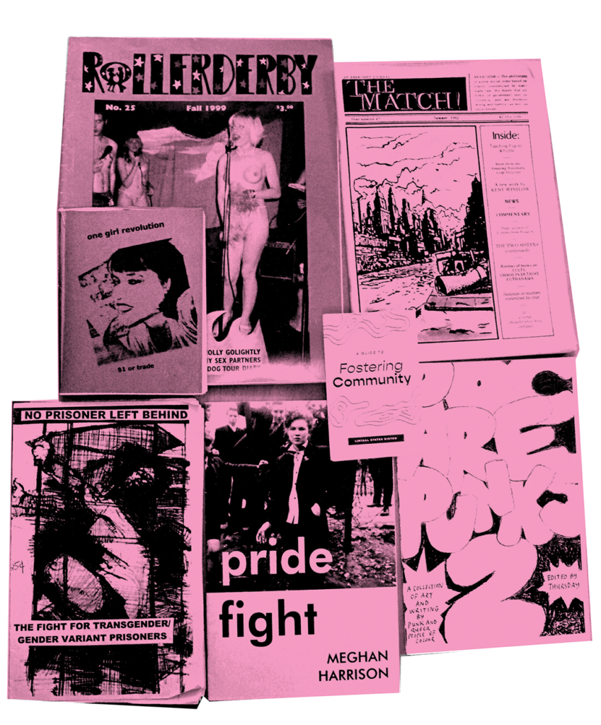 Collage of magazine covers.